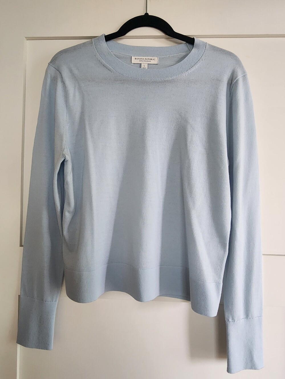 Banana Republic Light Blue Crewneck Sweater
